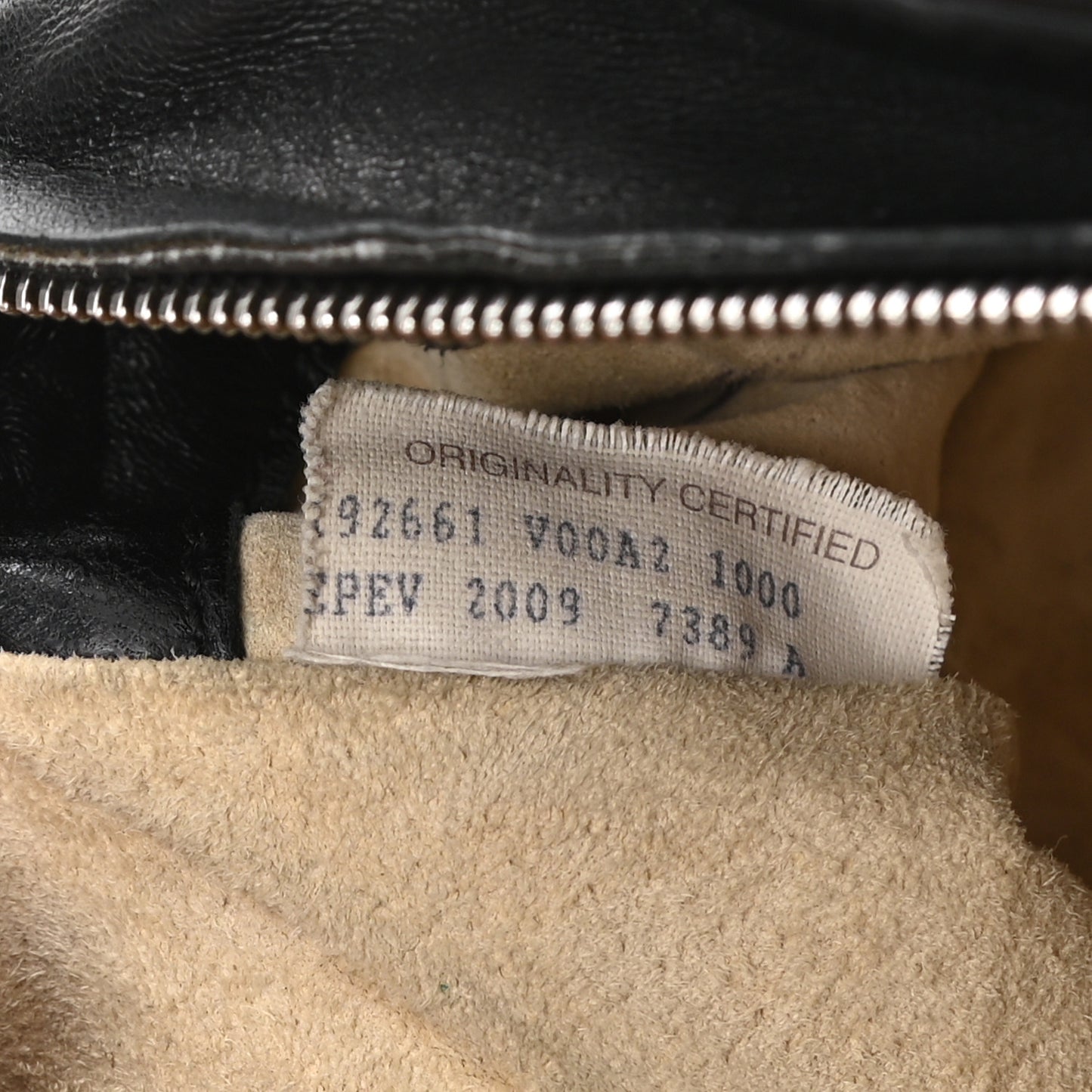 Nappa Intrecciato Shoulder Bag Black