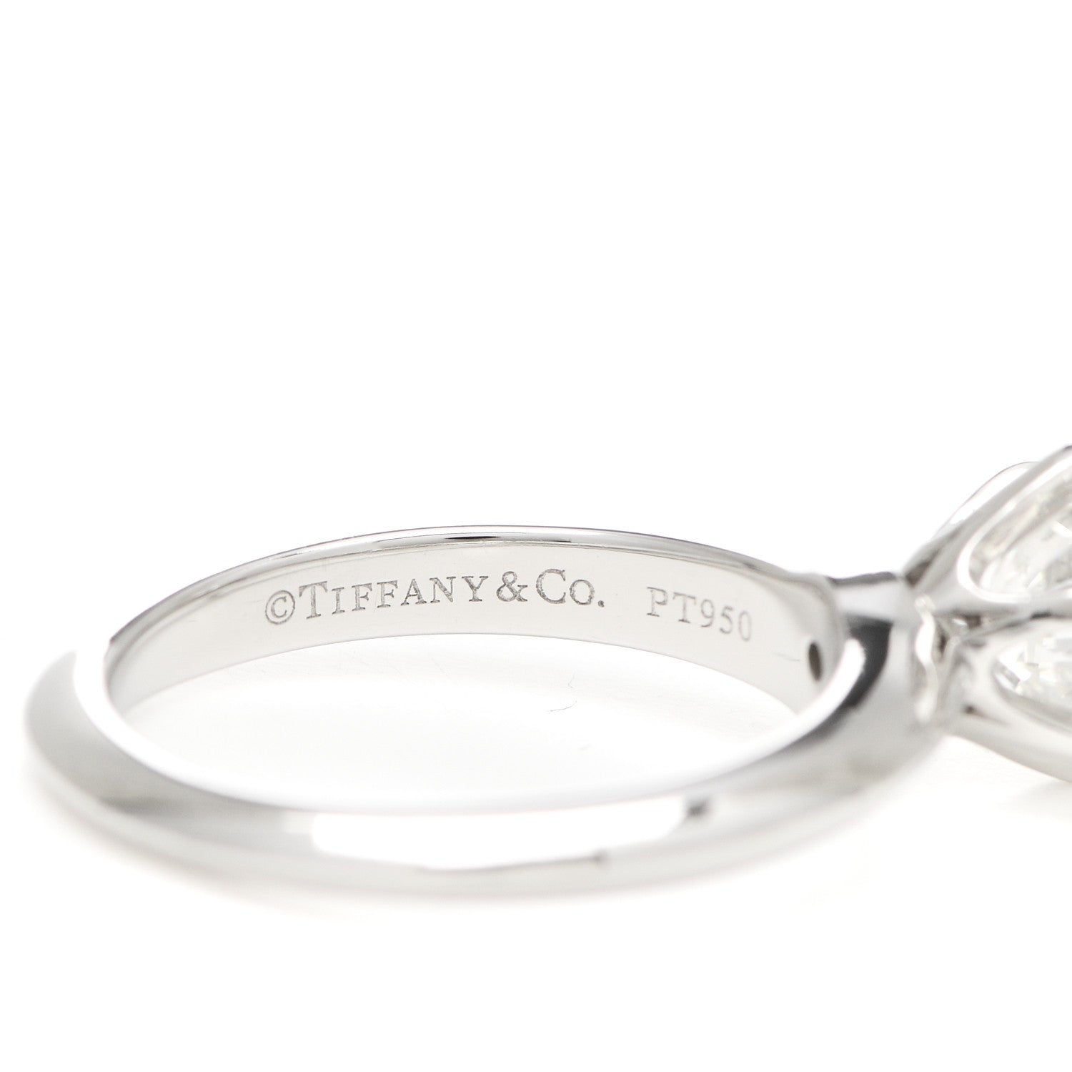 Tiffany Platinum Diamond 1.37ct Solitaire Engagement Ring 52 6 5 of 8