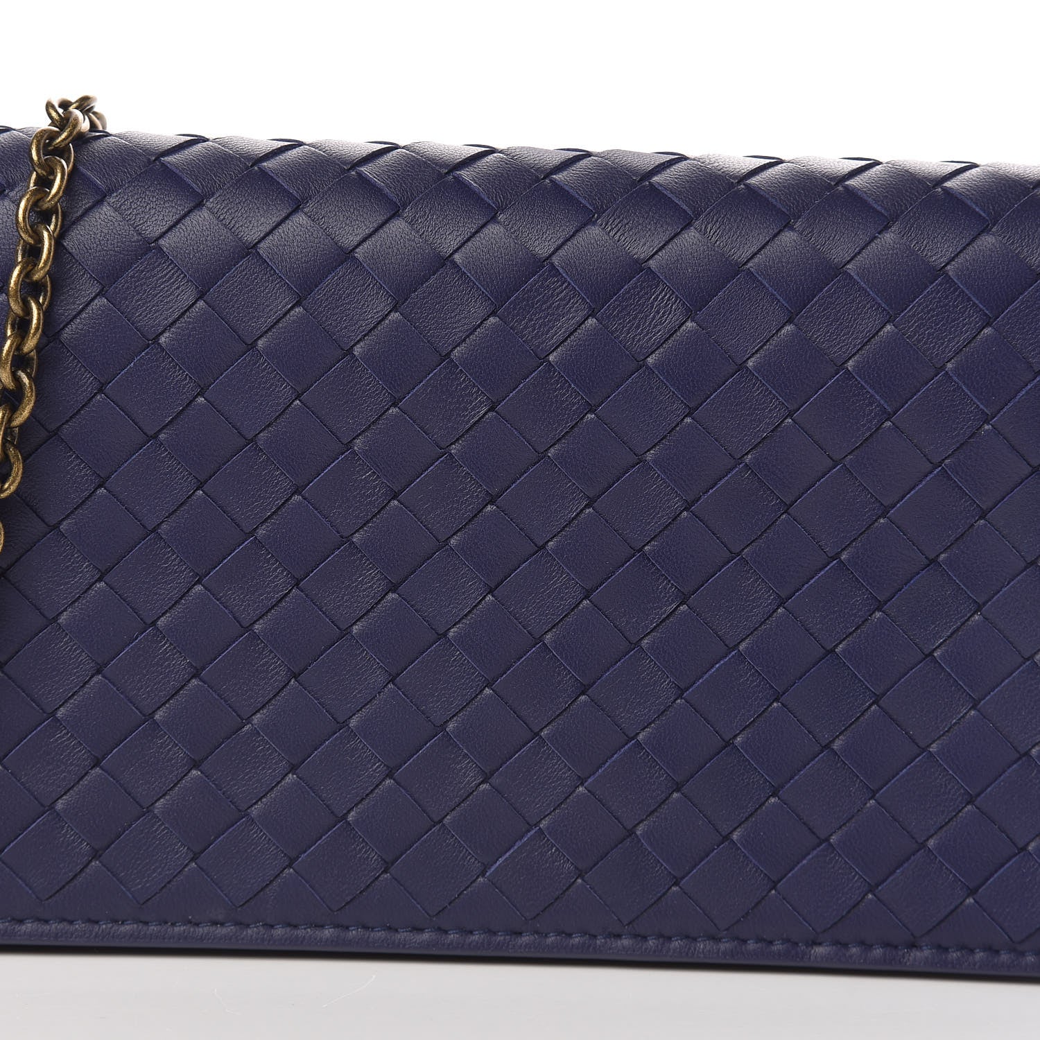 Bottega Veneta Nappa Intrecciato Continental Wallet on Chain Atlantic 10 of 13
