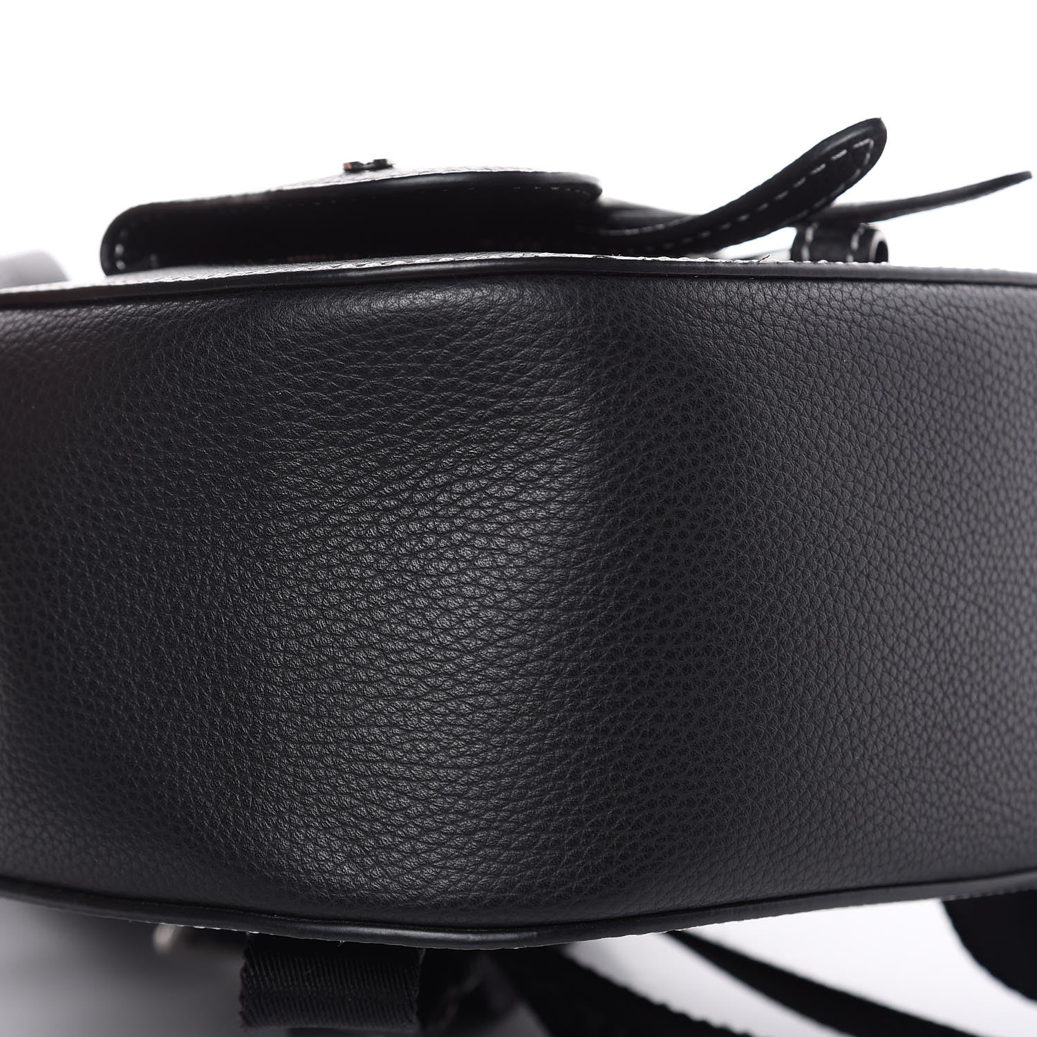 Christian Dior Calfskin Saddle Backpack Black 9 of 10
