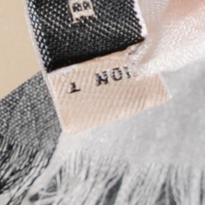 Burberry Modal Cashmere Silk Brit Sheer Mega Check Scarf Ivory 9 of 9