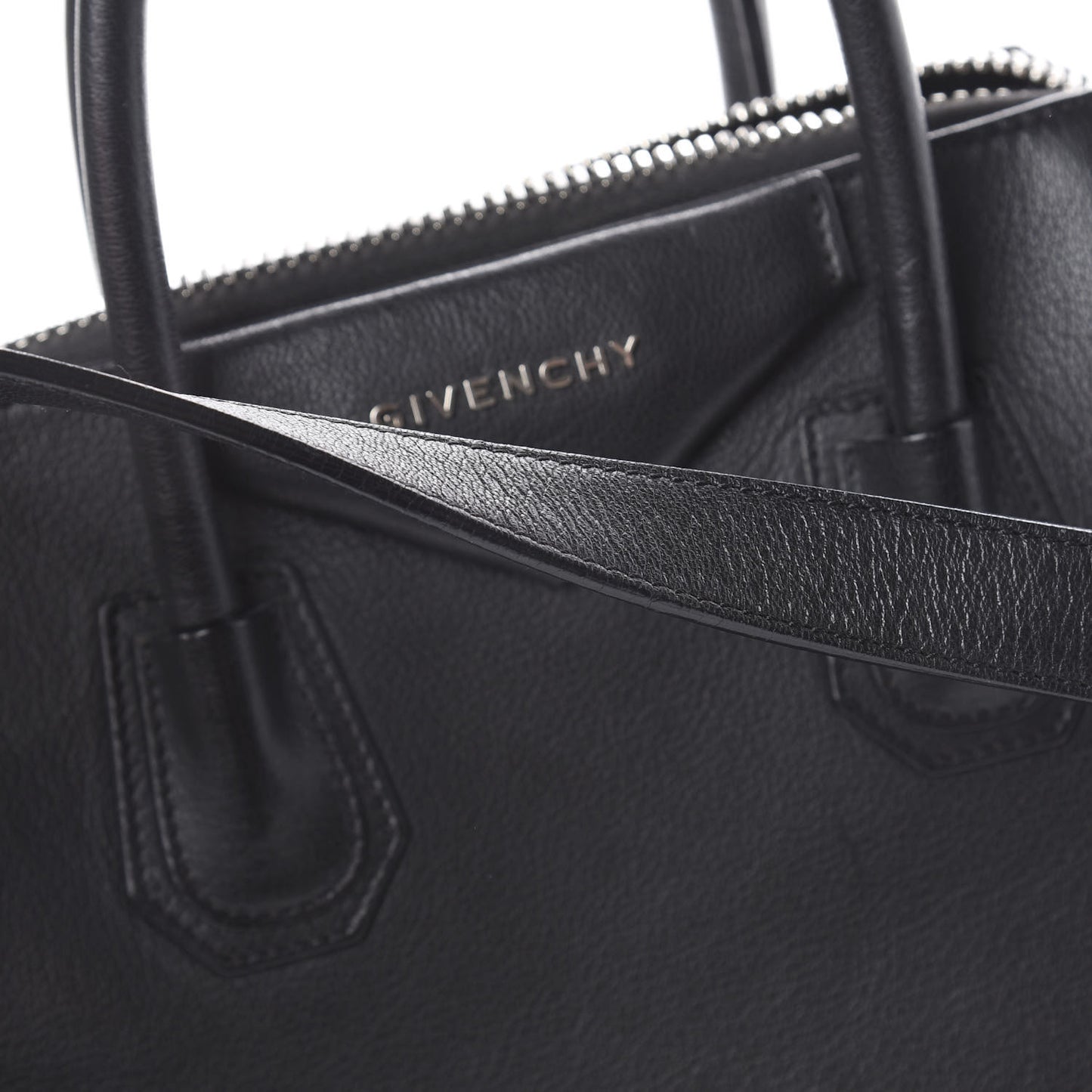 Sugar Goatskin Small Antigona Black