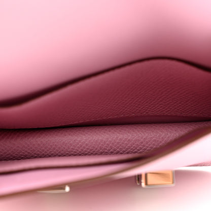 Hermes Epsom Constance Slim Wallet Mauve Sylvestre 7 of 9