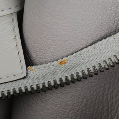 Celine Smooth Calfskin Mini Luggage Light Grey 8 of 9