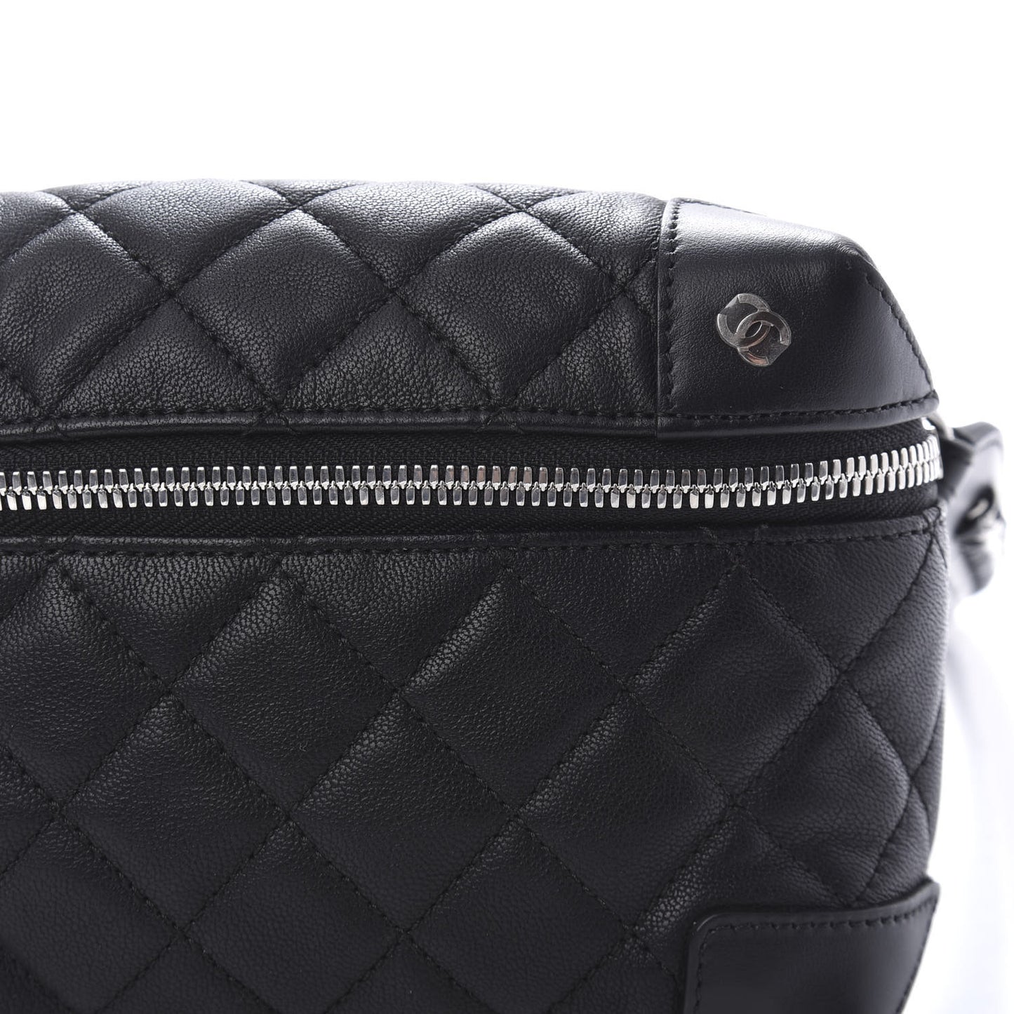 Caviar Quilted Belt Bag Black