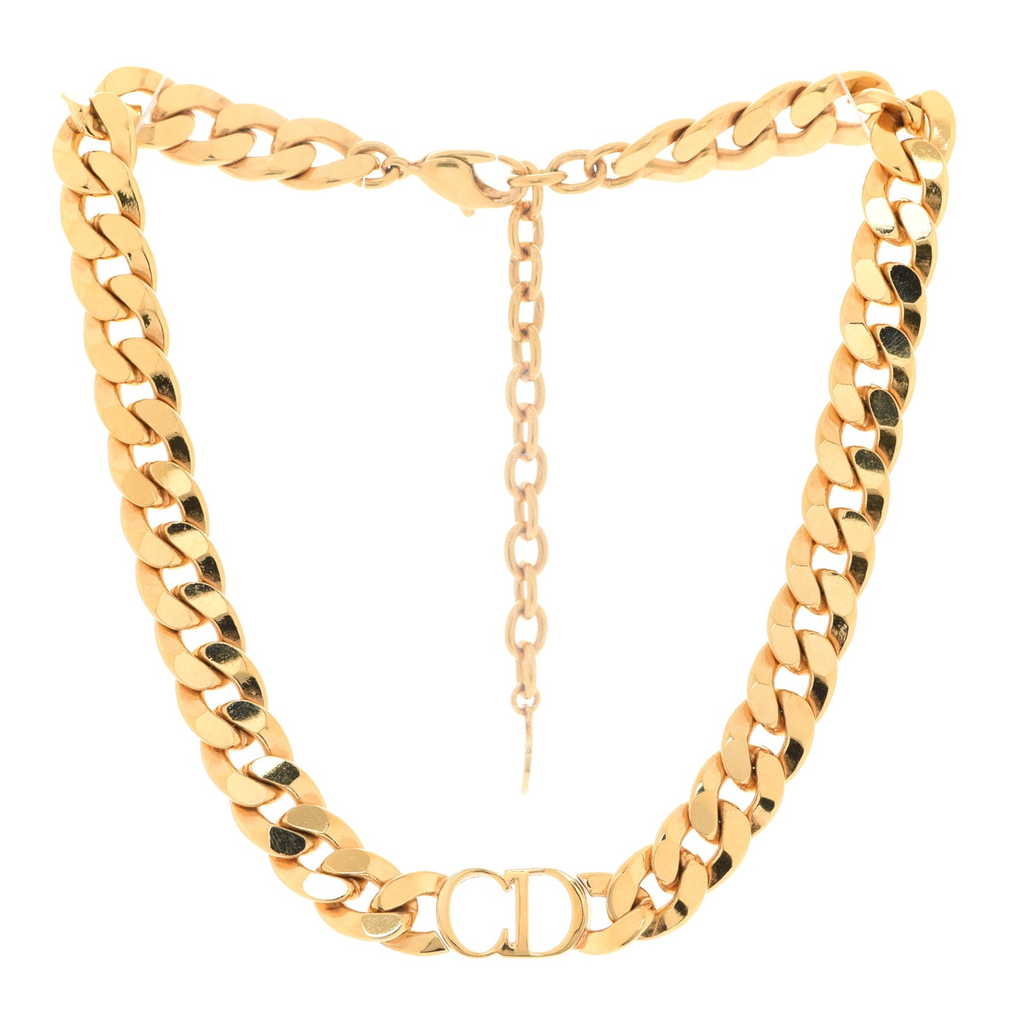 Metal Danseuse Etoile Chain Choker Necklace Gold