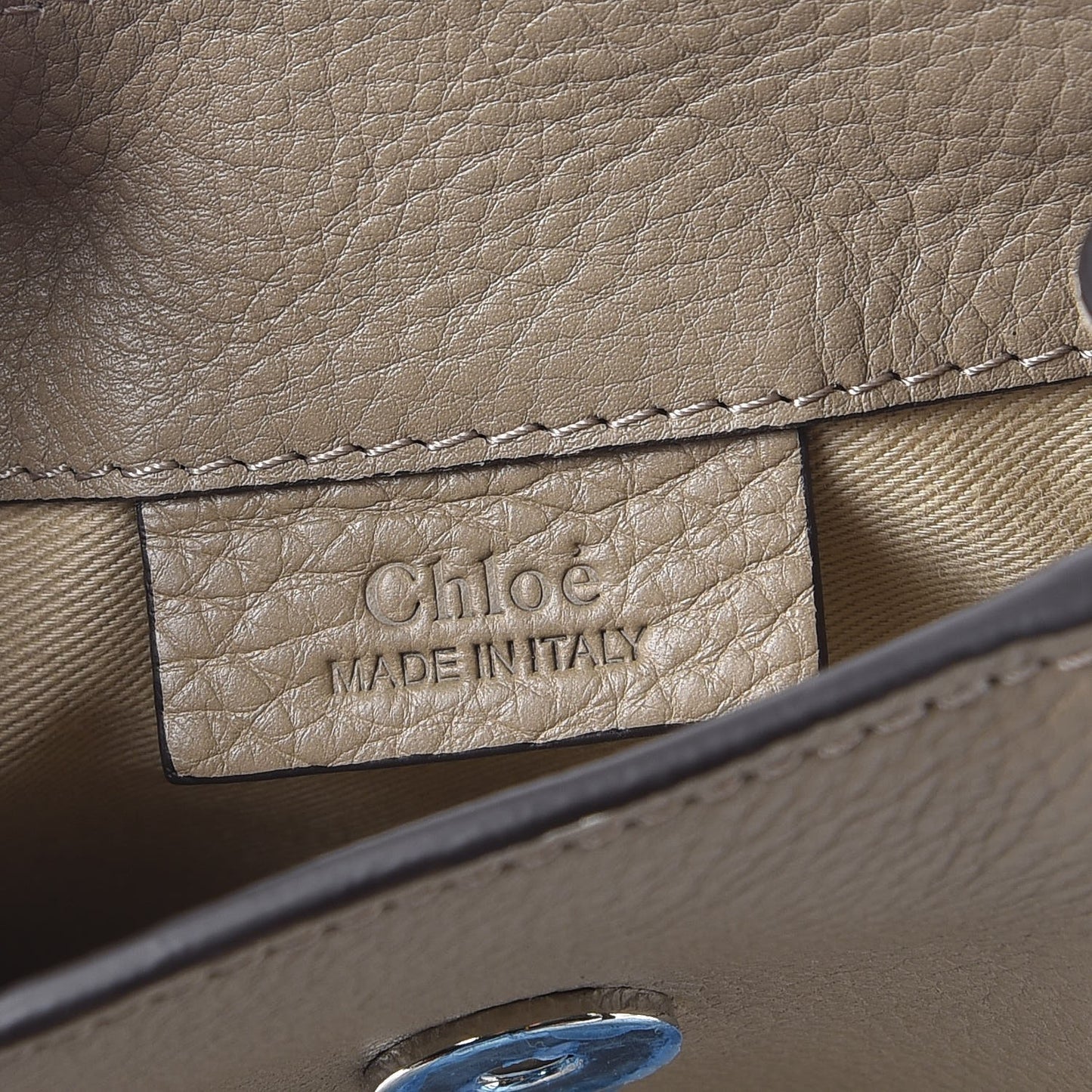 Suede Calfskin Mini Faye Backpack Motty Grey