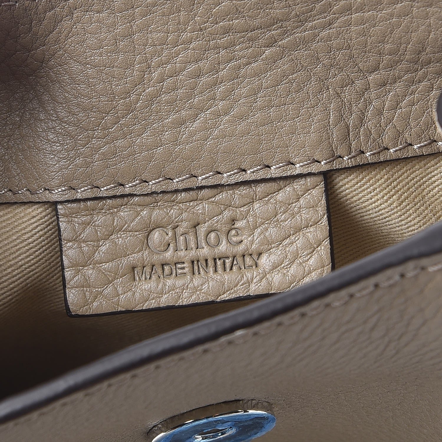 Chloe Suede Calfskin Mini Faye Backpack Motty Grey 6 of 7