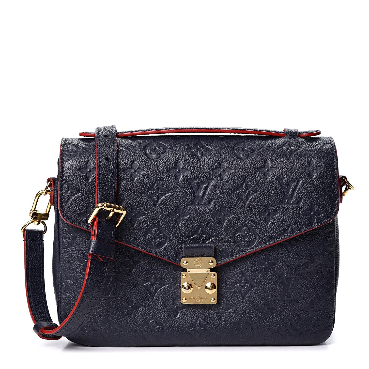 Louis Vuitton Empreinte Pochette Metis Marine Rouge 1 of 9