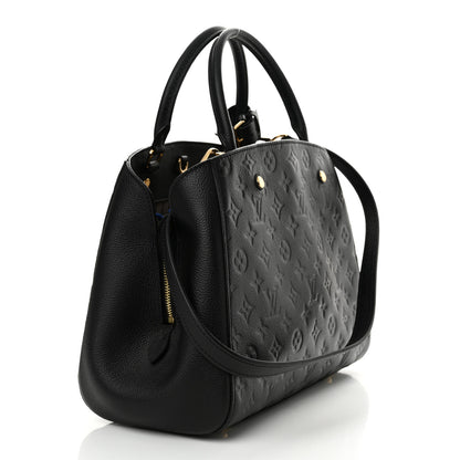 Louis Vuitton Empreinte Montaigne MM Black 3 of 10