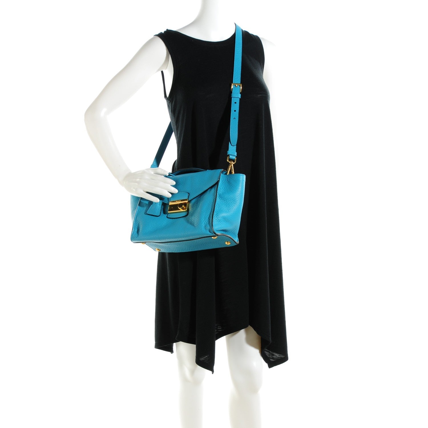 Prada Vitello Daino Twin Pocket Satchel Voyage 2 of 7