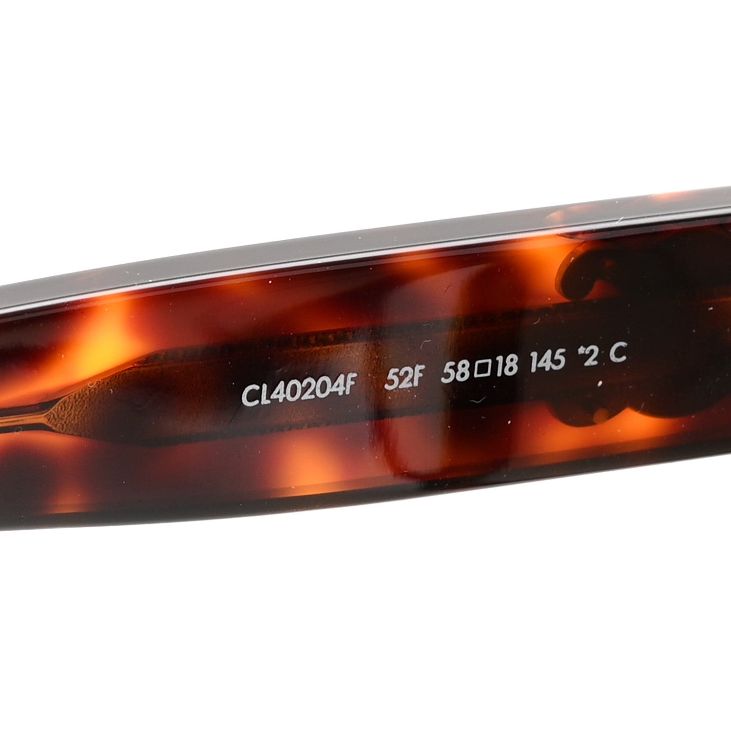 Celine Acetate Sunglasses CL40204F Tortoise 6 of 7