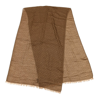 Louis Vuitton Cashmere Nano Monogram Stole Brown 2 of 4