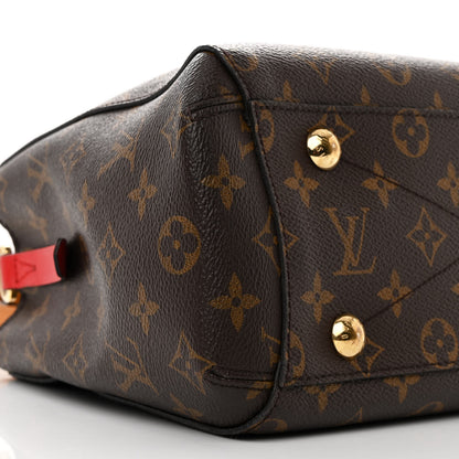 Louis Vuitton Monogram Braided Montaigne BB Coquelicot Creme Safran Peach 10 of 11