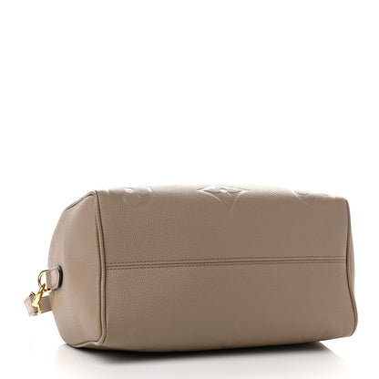 Louis Vuitton Empreinte Monogram Giant Speedy Bandouliere 25 Tourterelle 4 of 9