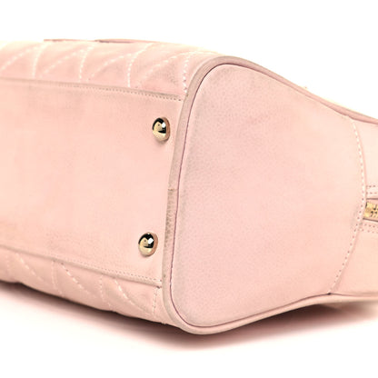 Chanel Caviar Quilted Small Bowler Tassel Pink 10 of 16