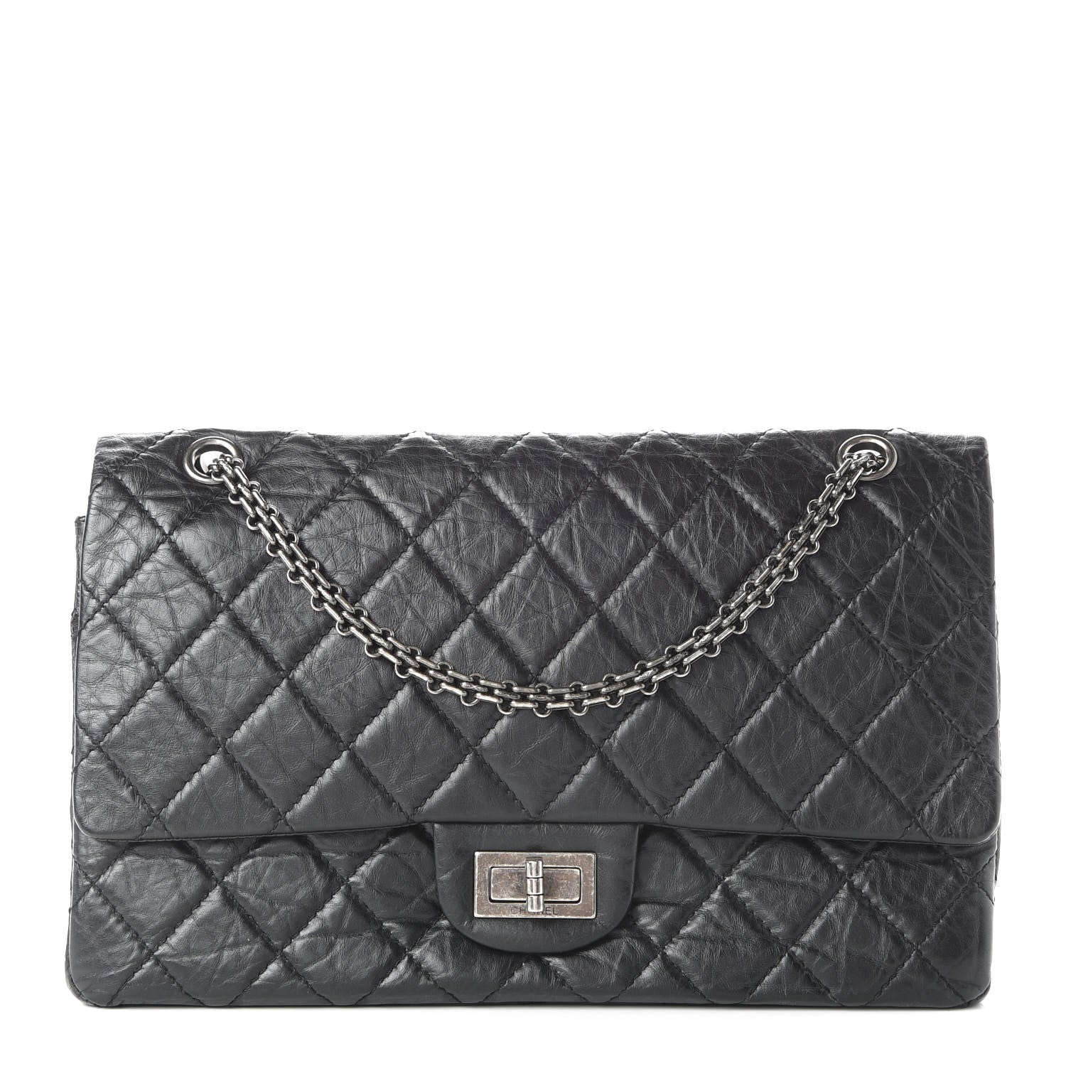 Chanel Aged Calfskin Quilted 2.55 Reissue 227 Flap Black 1 of 10