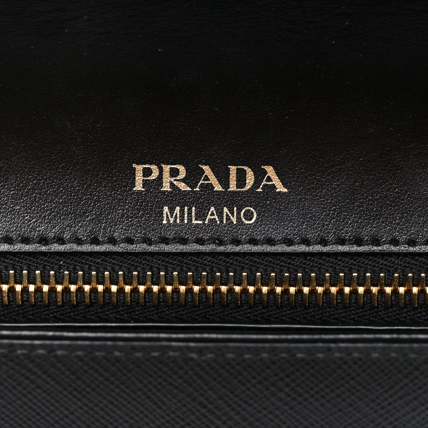 Prada Saffiano Flap Shoulder Bag Black 6 of 11