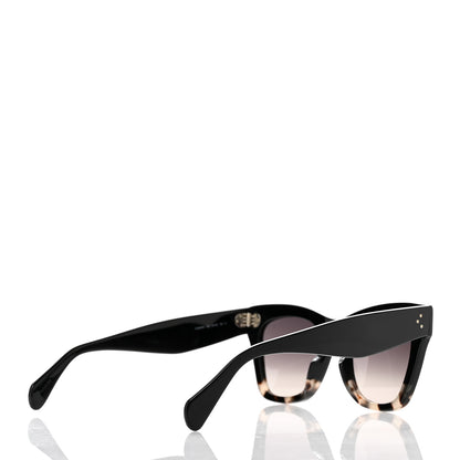 Celine Acetate Cat Eye Sunglasses CL40004I Havana Black 4 of 6