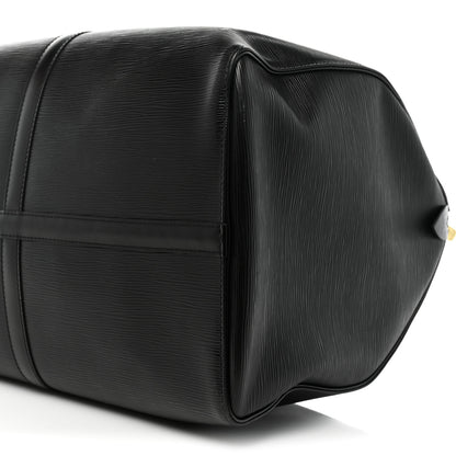 Louis Vuitton Epi Keepall 55 Black 8 of 12