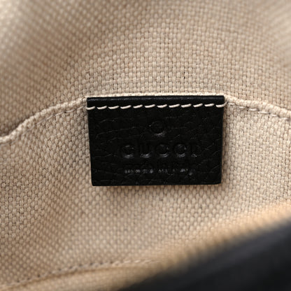 Gucci Pebbled Calfskin Mini Soho Chain Bag Black 6 of 9