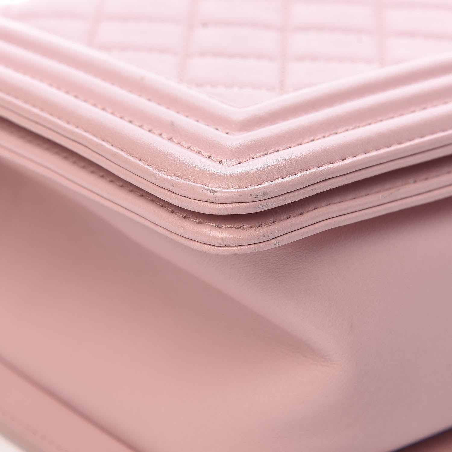 Chanel Calfskin Quilted Medium Boy Flap Light Pink 9 of 19