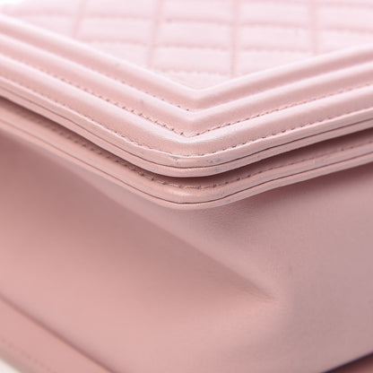 Chanel Calfskin Quilted Medium Boy Flap Light Pink 9 of 19