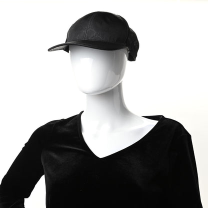 Gucci Nylon Monogram Baseball Hat L Black 2 of 8