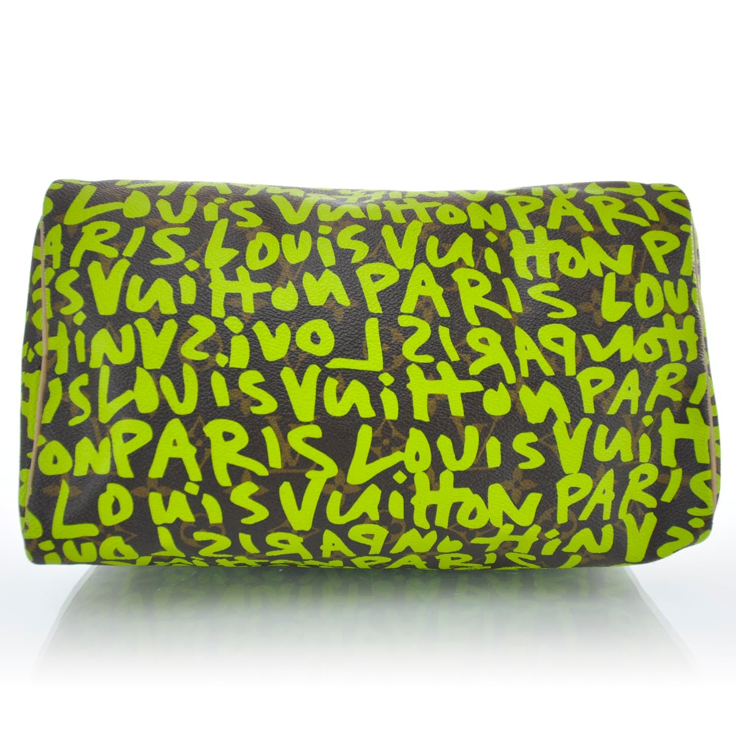 Louis Vuitton Monogram Graffiti Speedy 30 Green 5 of 10