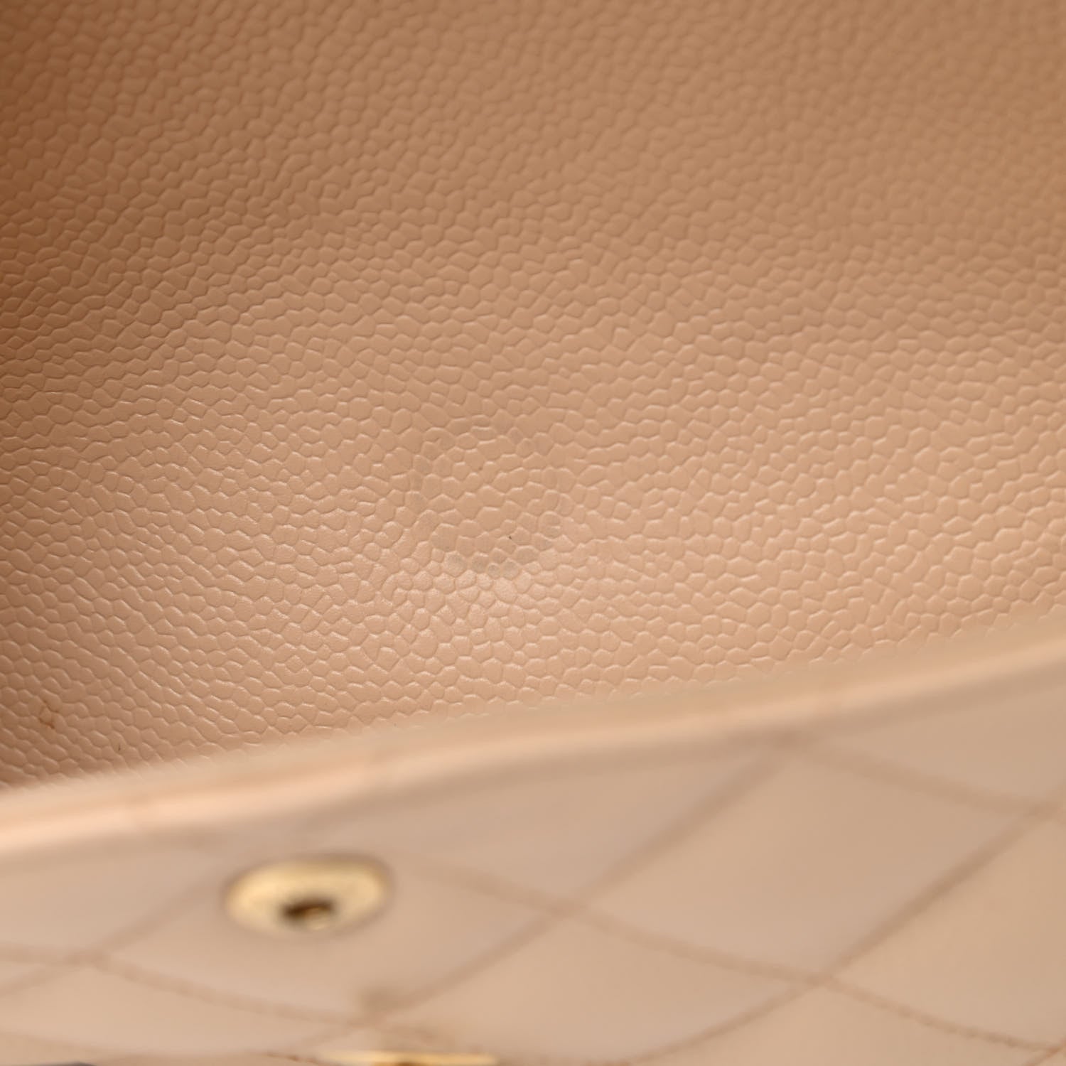 Chanel Caviar Quilted Jumbo Double Flap Beige Clair 13 of 14