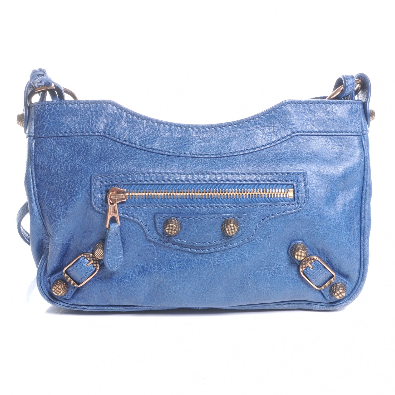 Balenciaga Agneau Giant 12 Rose Gold Hardware Hip Bleu Cobalt 1 of 9