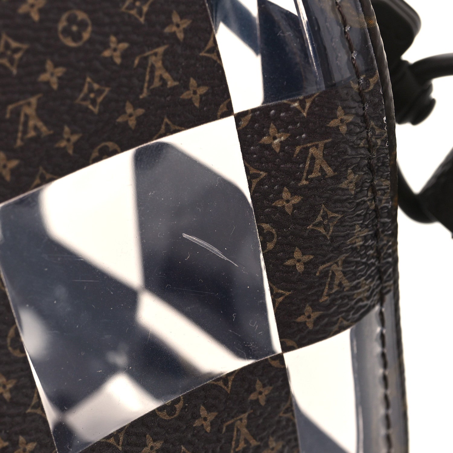 Louis Vuitton PVC Monogram Chess Keepall Bandouliere 25 9 of 10