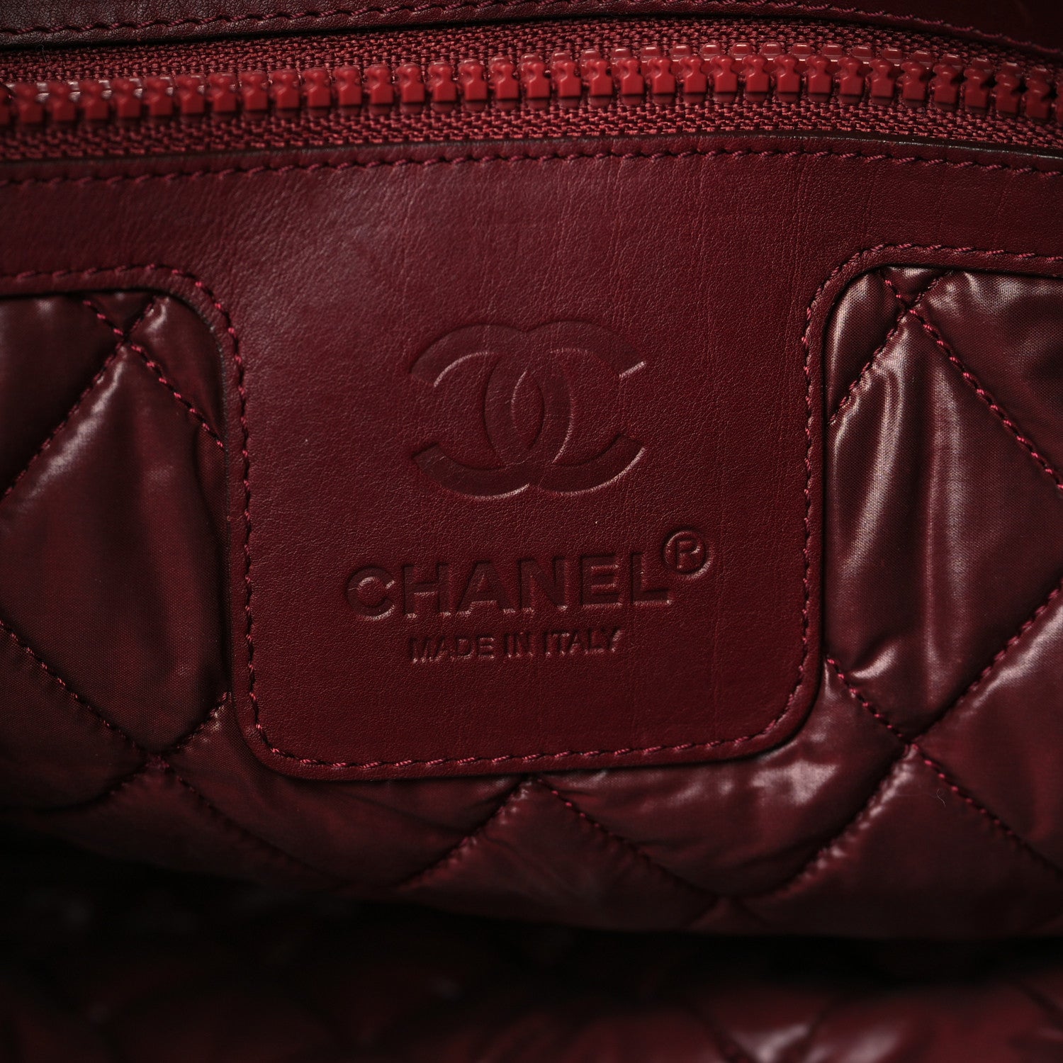 Chanel Nylon Quilted Medium Coco Cocoon Reversible Tote Black 6 of 9