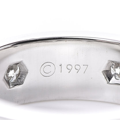 Cartier 18K White Gold 6 Diamond 5.5mm LOVE Ring 48 4.5 6 of 6