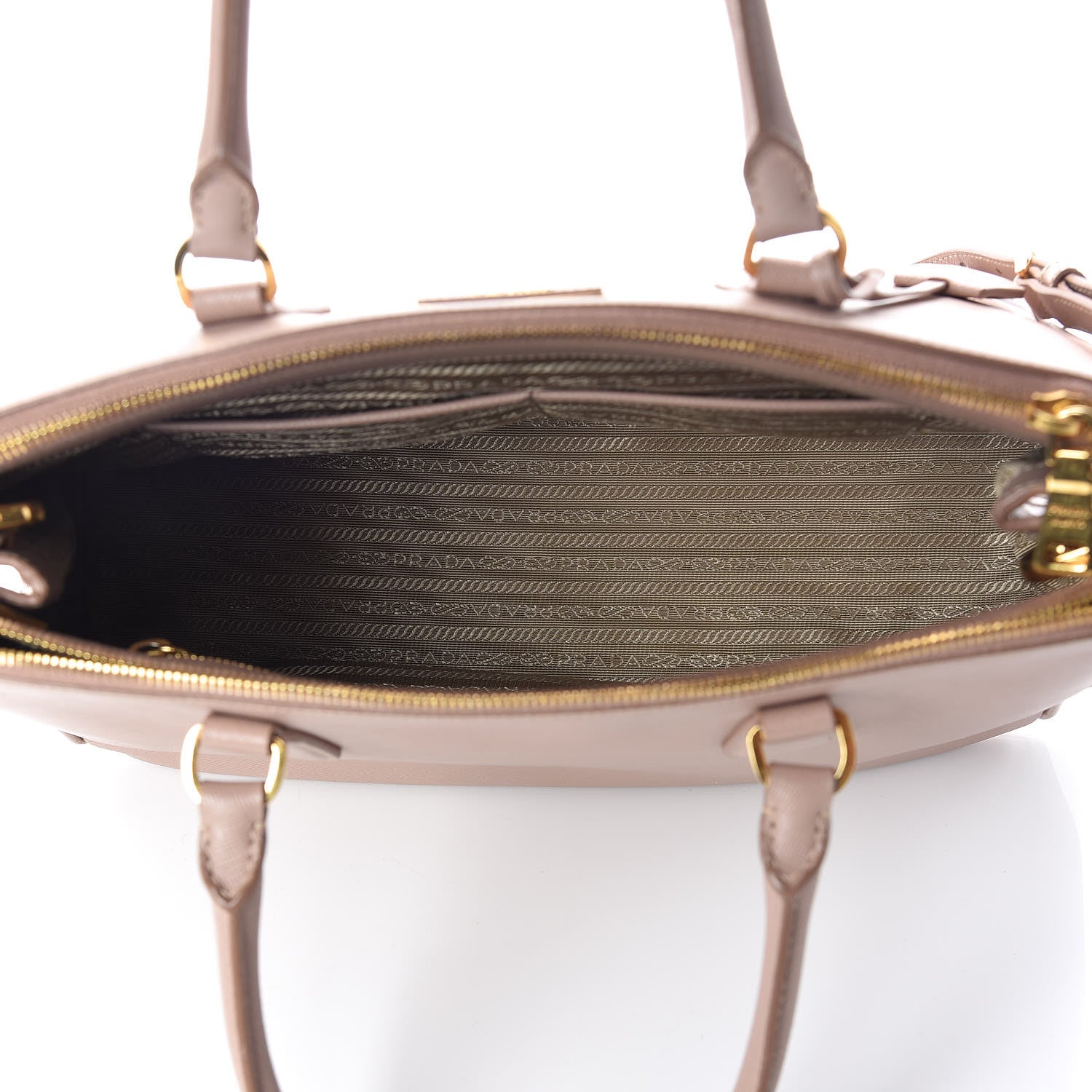 Prada Saffiano Medium Galleria Double Zip Tote Cammeo 9 of 19