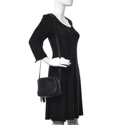 Gucci Pebbled Calfskin Small Soho Disco Bag Black 2 of 11