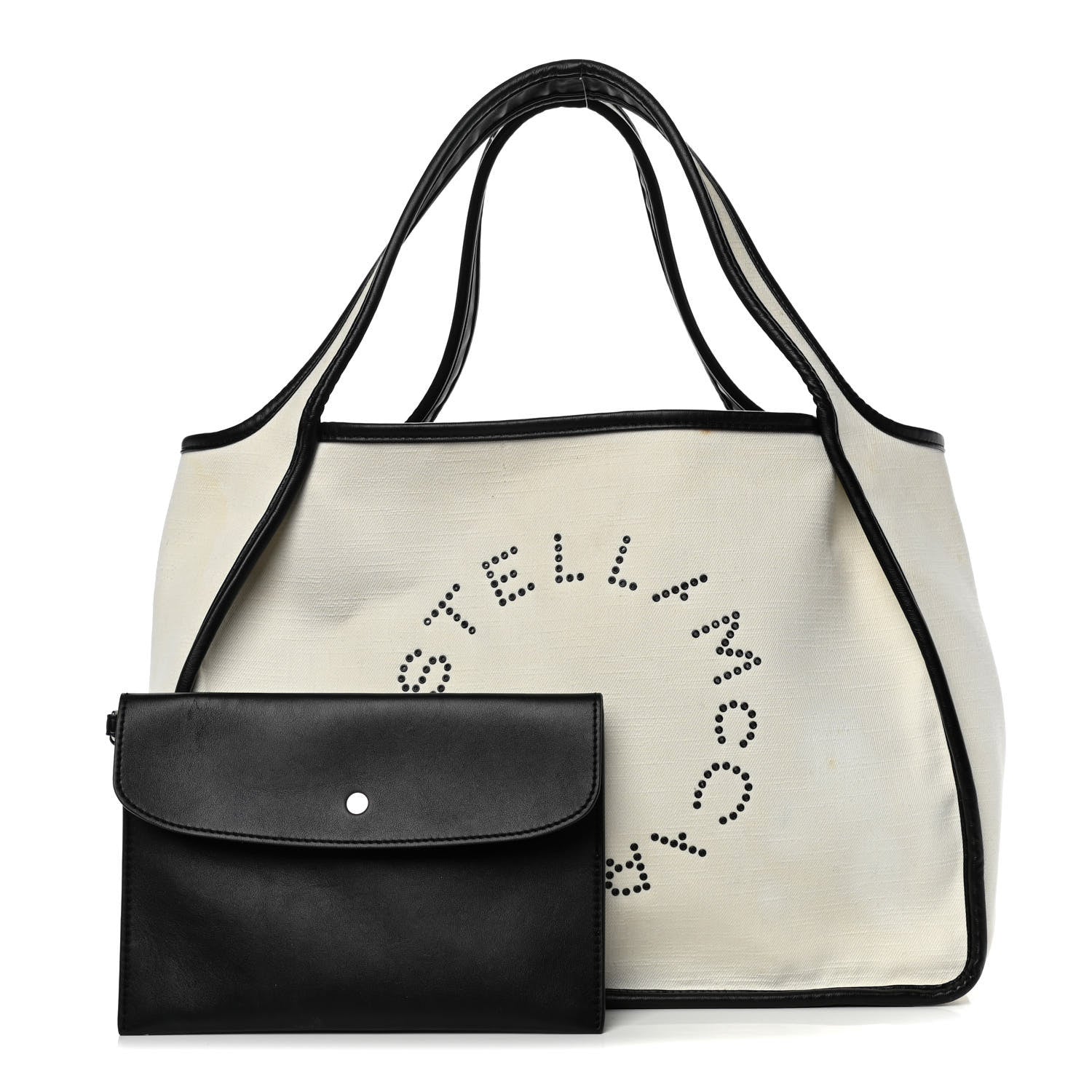 Stella McCartney Eco Denim Logo Tote White 1 of 17