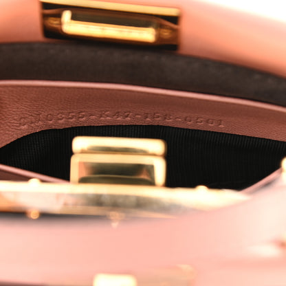 Fendi Shiny Nappa Micro Peekaboo Iconic Satchel Pink 7 of 10