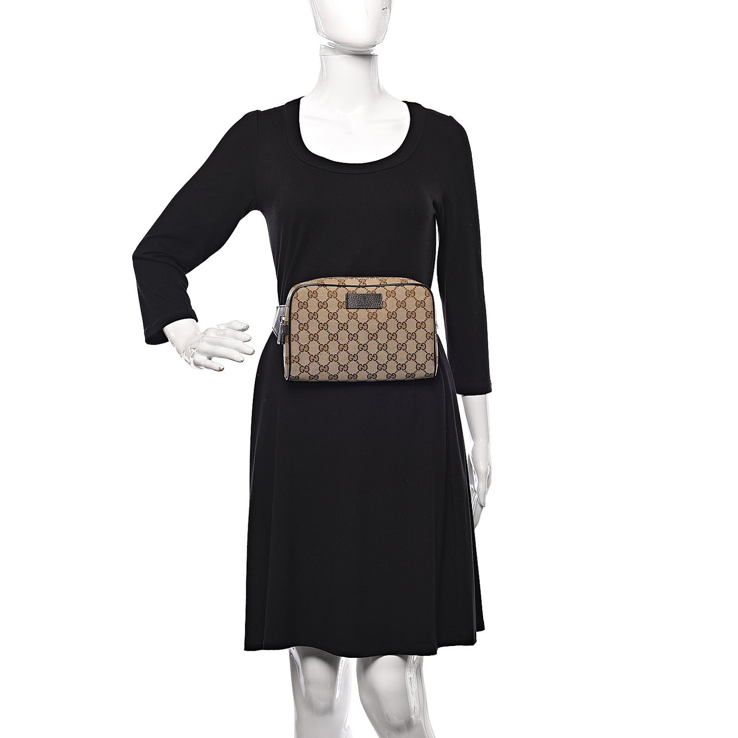 Monogram Belt Bag Dark Brown