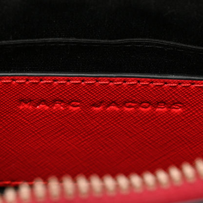 Marc Jacobs Saffiano Small Snapshot Camera Bag Red Beige 7 of 14