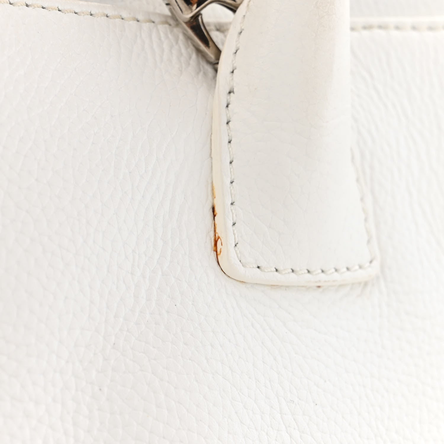 Chanel Calfskin Cerf Executive Shopper Tote White 20 of 23