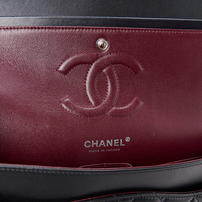 Chanel Lambskin Quilted Medium Double Flap Black 6 of 12