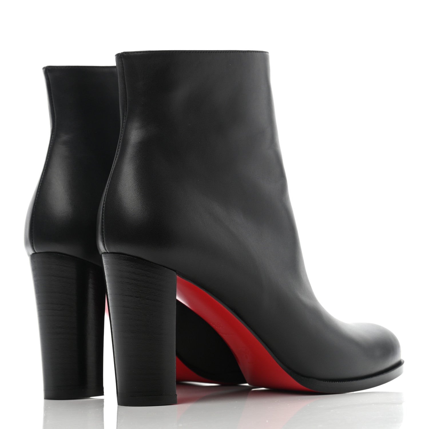 Christian Louboutin Calfskin Adox 85 Ankle Boots 38.5 Black 4 of 9