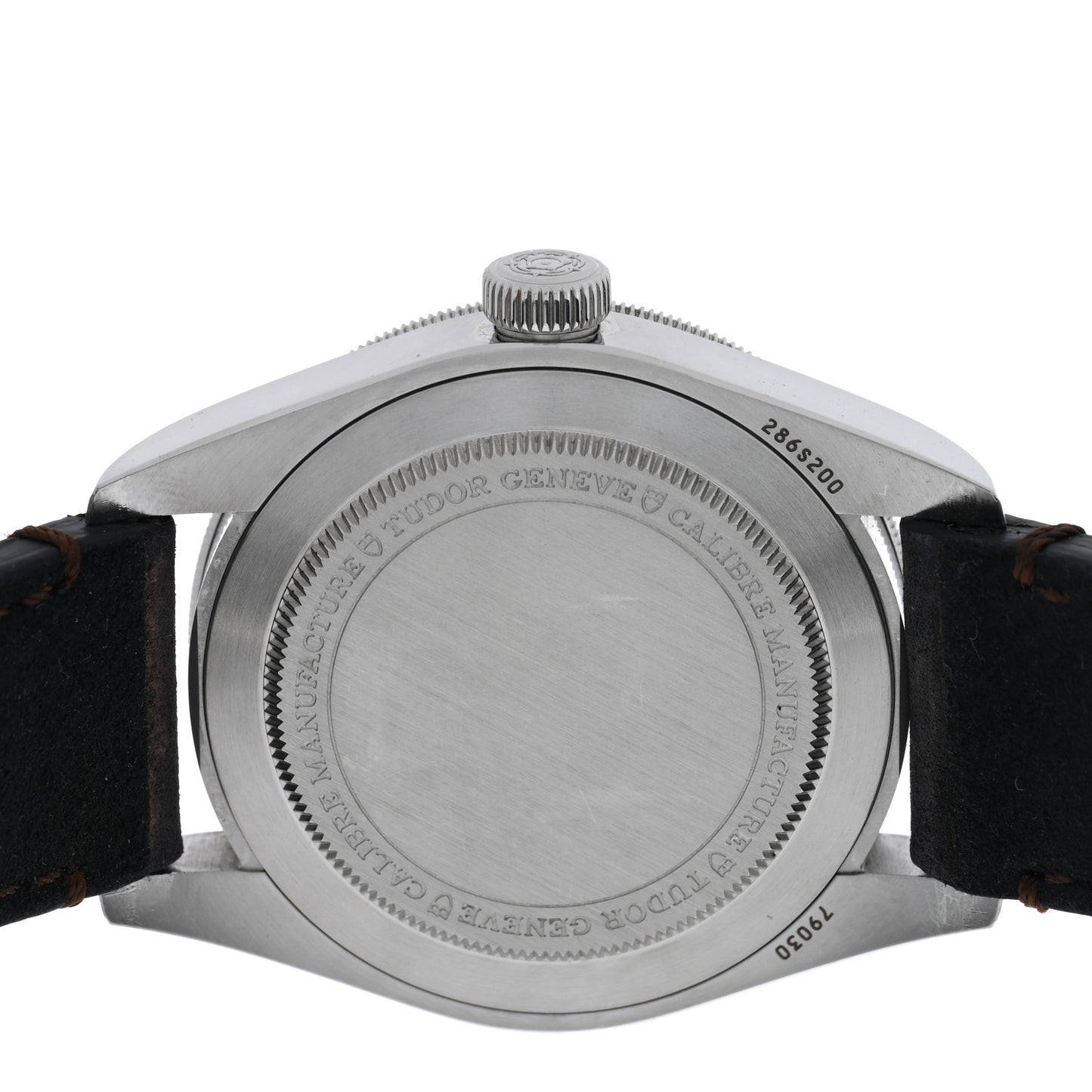 Stainless Steel Calfskin 39mm Black Bay Fifty Eight Automatic Watch Black 79030N