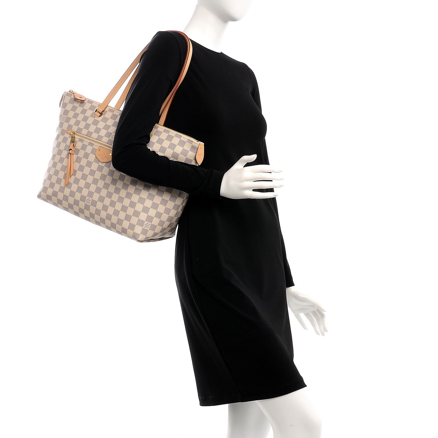 Louis Vuitton Damier Azur Iena MM 2 of 10