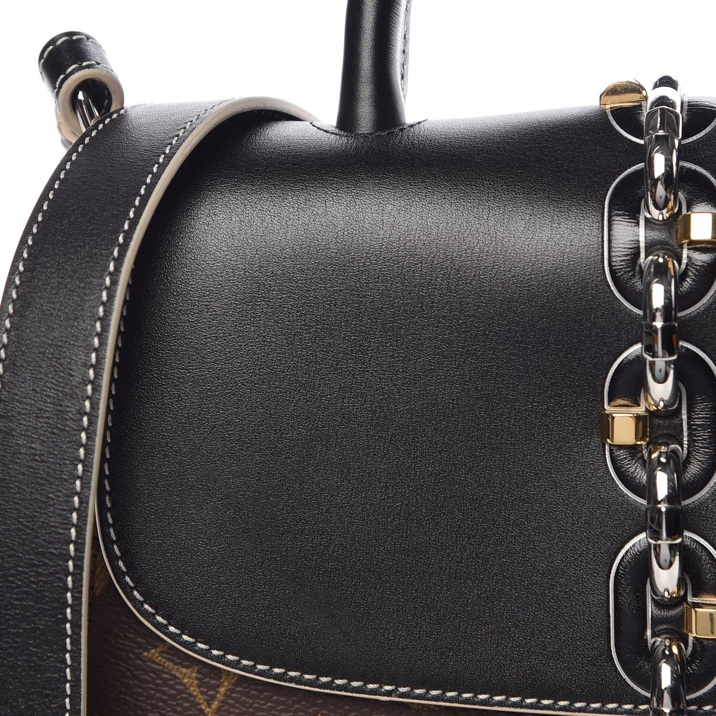 Calfskin Monogram Chain It Bag PM Black