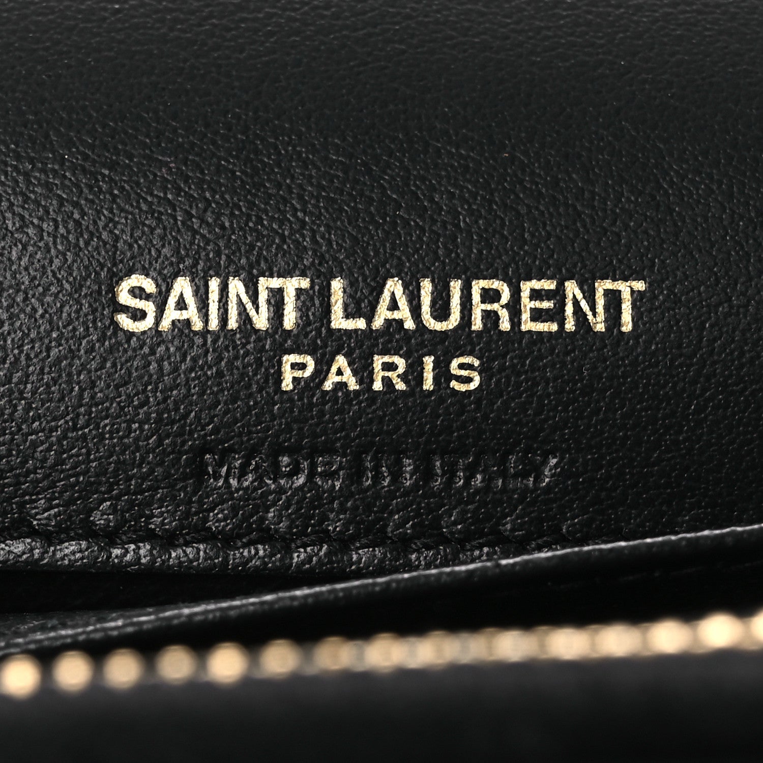 Saint Laurent Smooth Calfskin Monogram Kate Belt Bag Black 6 of 11