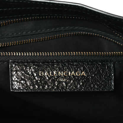 Balenciaga Agneau Classic Hardware City Logo Strap Black White 6 of 9