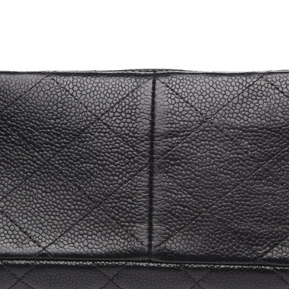 Chanel Caviar Jumbo Single Flap Black 9 of 14