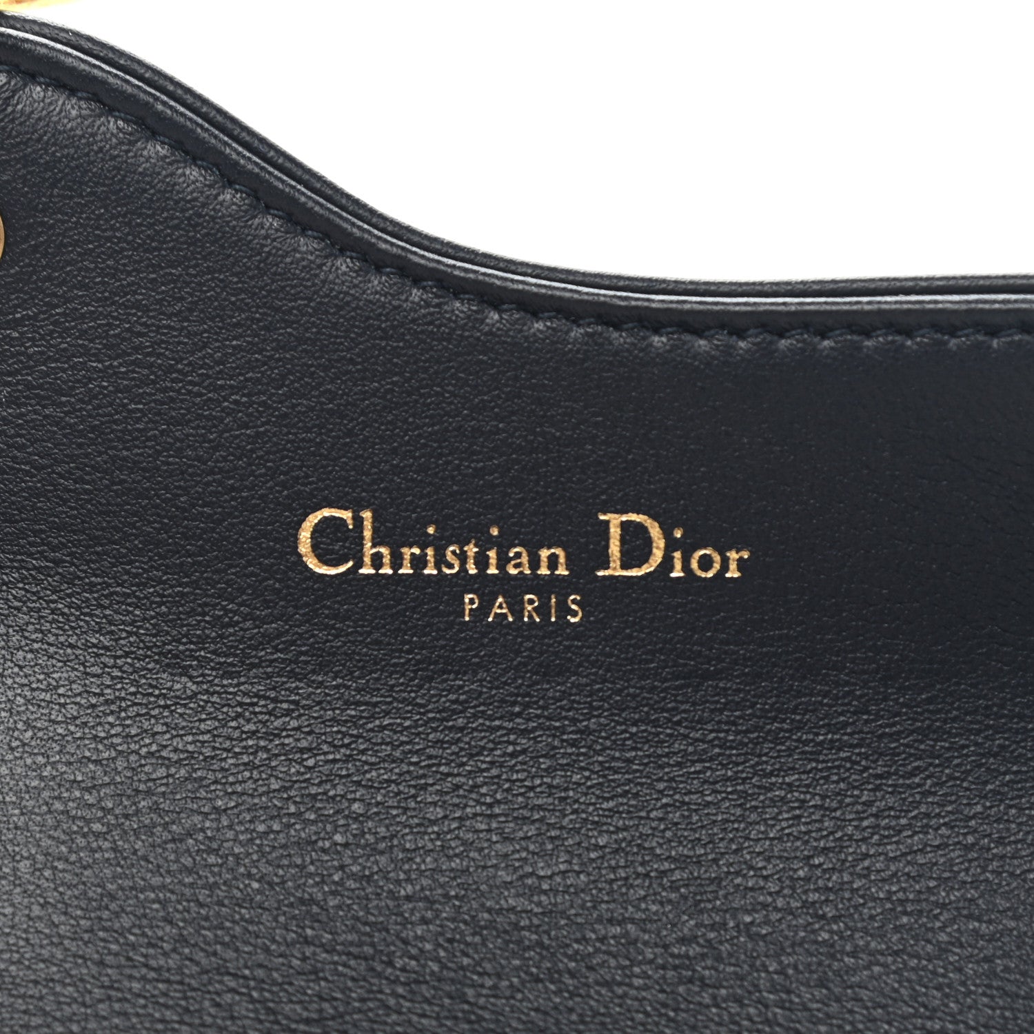 Christian Dior Oblique Saddle Card Holder Blue 6 of 9